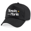 Casquette Témoin de la Mariée
