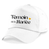 Casquette Témoin de la Mariée 3