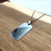 Collier plaque militaire - Date en Chiffres Romains