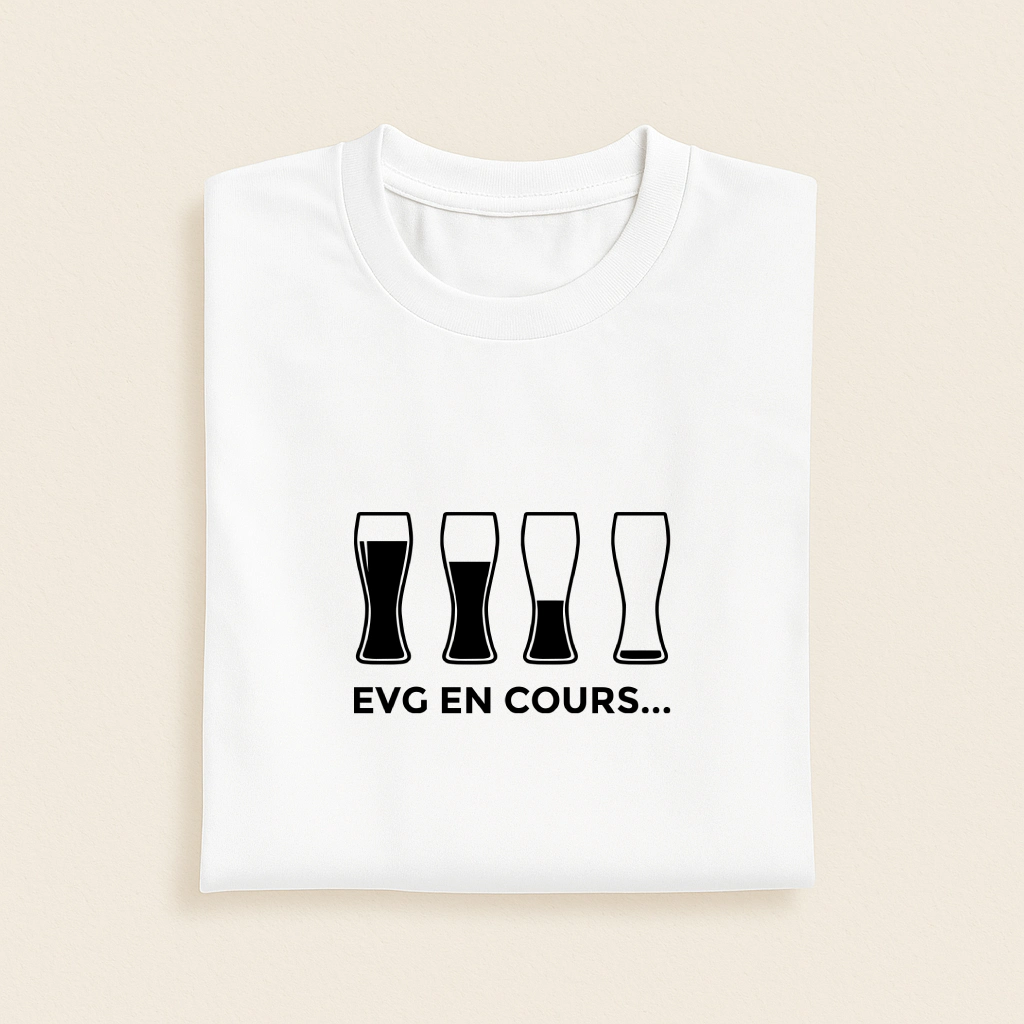 T-shirt EVG en cours - Bières