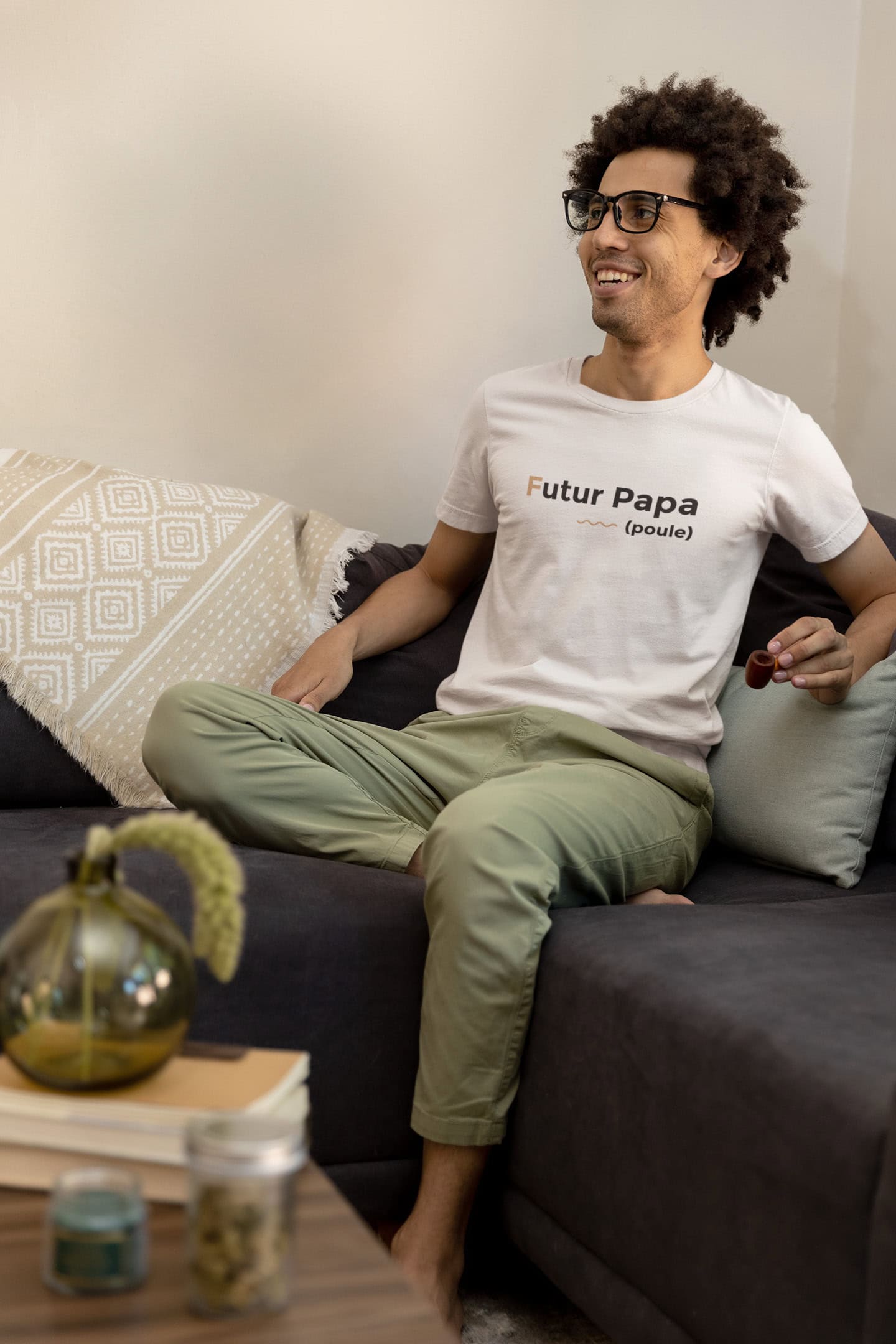 T-shirt "Papy 2026 En Cours" - Cadeau Annonce Grossesse Pour Futur Grand-père - Idée Cadeau Naissance Bébé