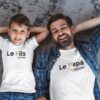 T-shirt duo -Le Papa & Le Fils Parfait