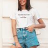 T-shirt personnalisable - Bientôt maman coeurs rouges