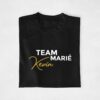T-shirts Team Marié Personnalisable - Prénom