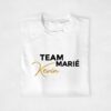 T-shirts Team Marié Personnalisable - Prénom