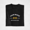 T-shirts Team Marié personnalisable - Date EVG