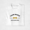 T-shirts Team Marié personnalisable - Date EVG