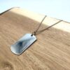 collier personnalisable plaque militaire (1)
