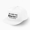 Casquette Snapback EVG - Je vais me marié / Je vais être bourré - Casquettes EVG vue 11