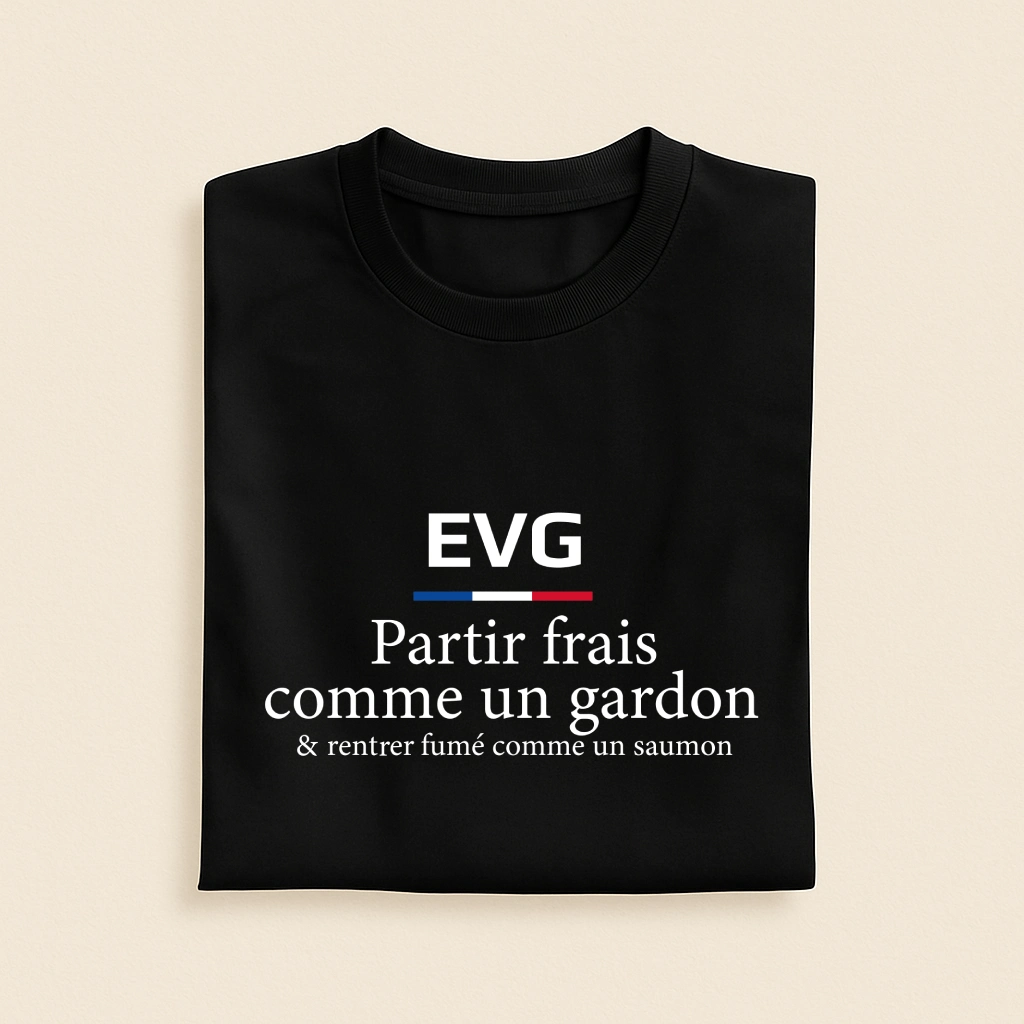 T-shirt EVG - Rentrer fumé comme un saumon