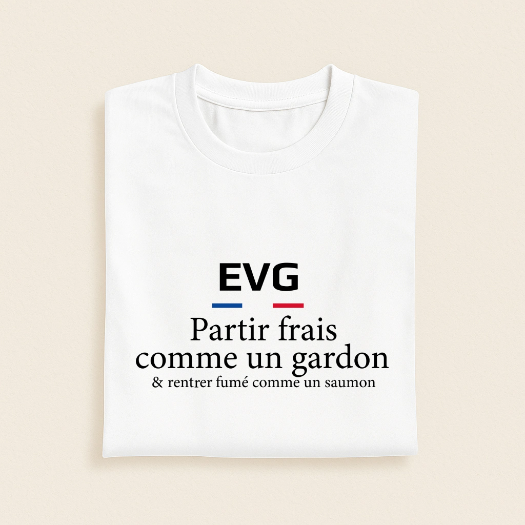 T-shirt EVG - Rentrer fumé comme un saumon