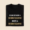 T-shirt EVG personnalisé - Ce qui se passe à... Reste à...
