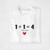 T-shirt Annonce Grossesse Personnalisable - 1+1=4