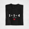 T-shirt Annonce Grossesse Personnalisable - 1+1=4