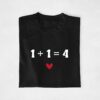 T-shirt Annonce Grossesse Personnalisable - 1+1=4