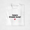 T-shirt Annonce Grossesse Personnalisable - Future Grande Soeur ❤️