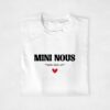 T-shirt Annonce Grossesse Personnalisable - Mini Nous❤️