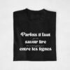 T-shirt Annonce Grossesse Famille - parfois il faut savoir lire entre les lignes