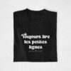 T-shirt Annonce Grossesse Famille - Toujours lire les petites lignes