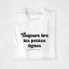 T-shirt Annonce Grossesse Famille - Toujours lire les petites lignes