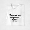 T-shirt Annonce Grossesse Famille - Toujours lire les petites lignes