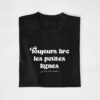 T-shirt Annonce Grossesse Famille - Toujours lire les petites lignes