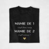 T-shirt Annonce Grossesse à personnaliser - Mamie de ... c'est bien mais de ... c'est mieux