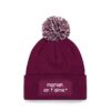 Bonnet à pompon - Maman on t'aime