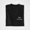 Sweat tee shirt Papa on t'aime