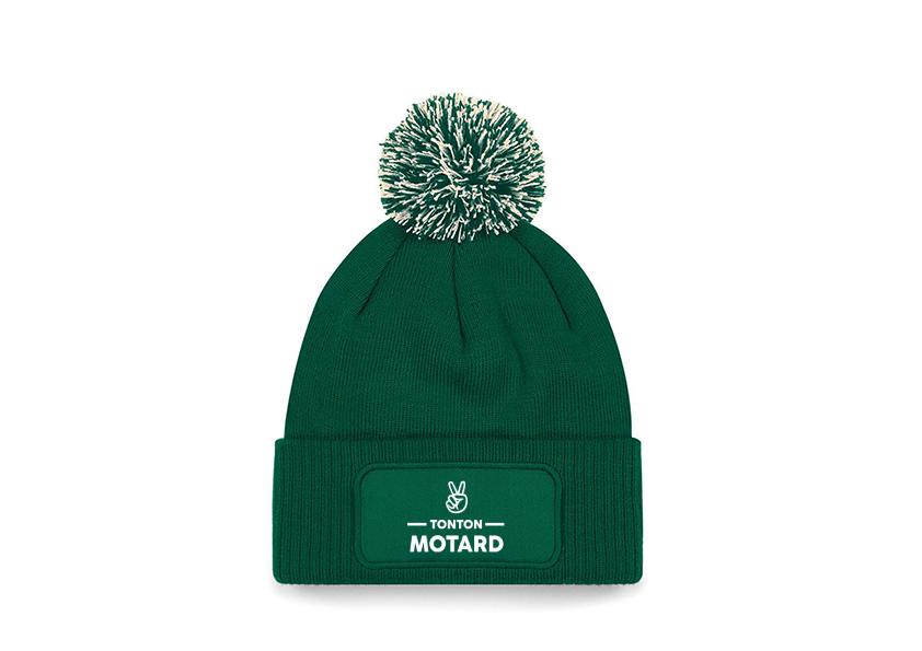 Bonnet à pompon - Tonton Motard