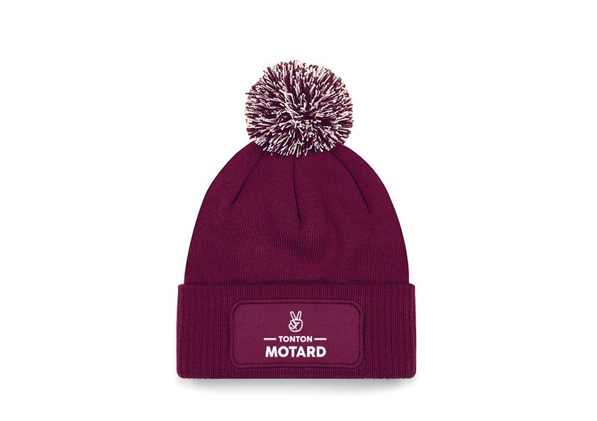 Bonnet à pompon - Tonton Motard