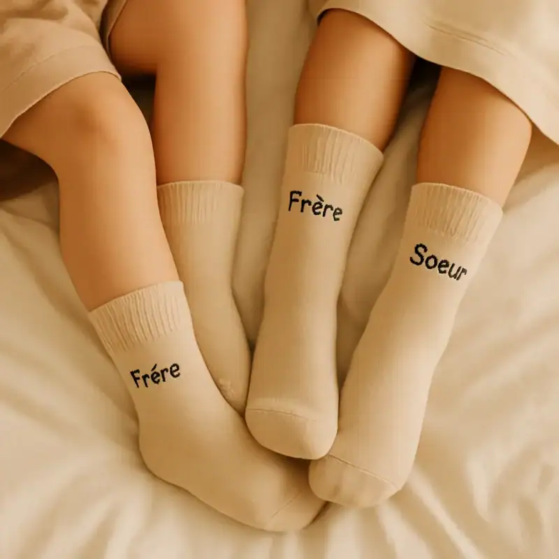 Chaussettes freres et soeurs