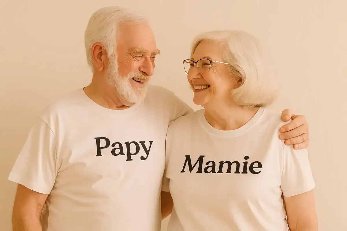 T-shirts papy et mamie