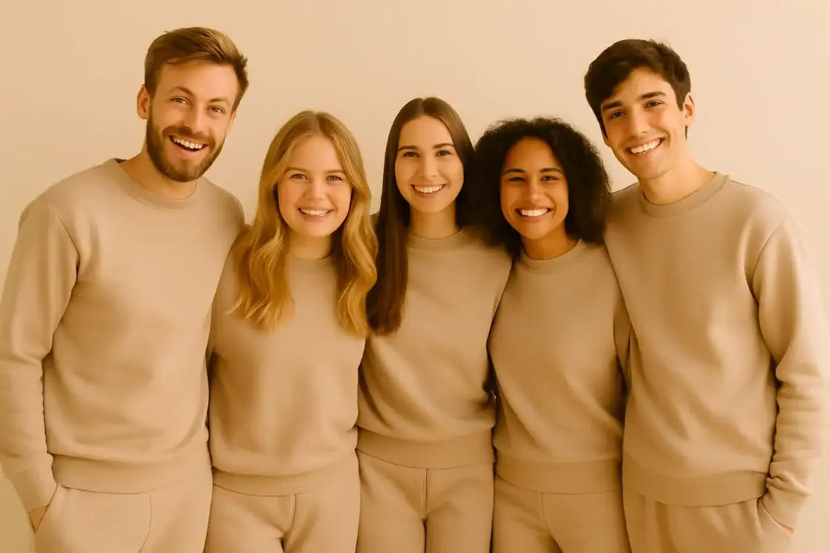 pulls assortis cousins et cousines