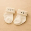 Chaussettes bébé Annonce Grossesse Jumeaux - 1+1=4