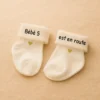 Chaussettes bébé Annonce Grossesse Personnalisées - Bébé en route