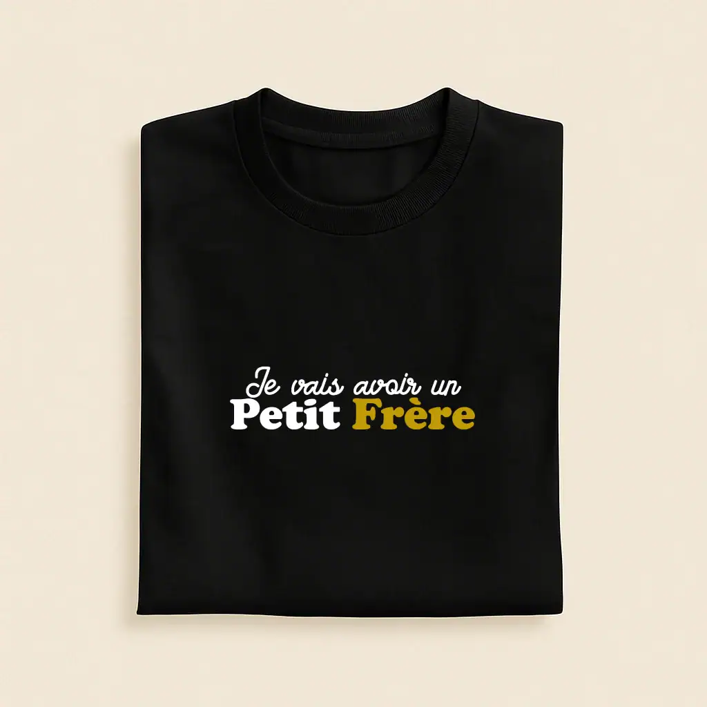 T-shirt Je vais avoir un petit frère