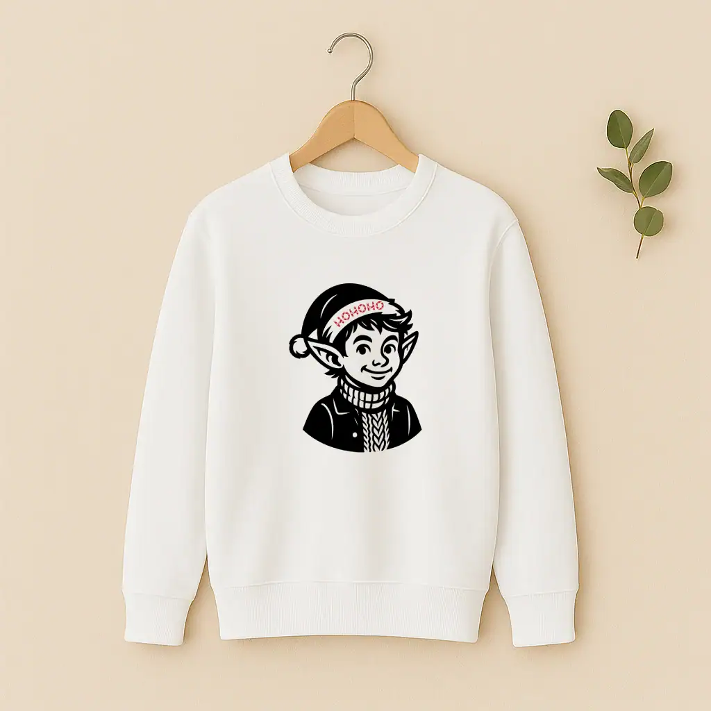 Pull de Noël Famille Hohoho