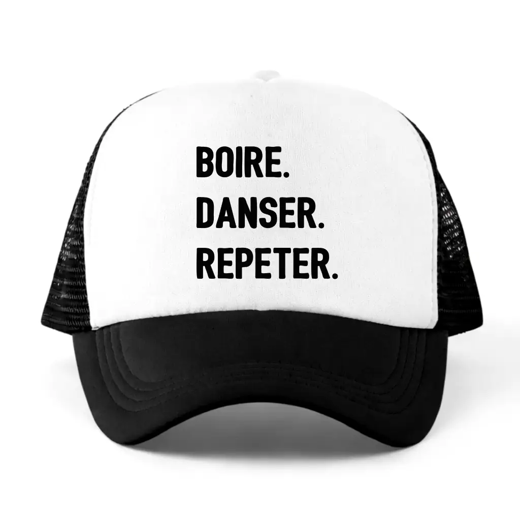 Casquette Festival - Boire Danser Répéter