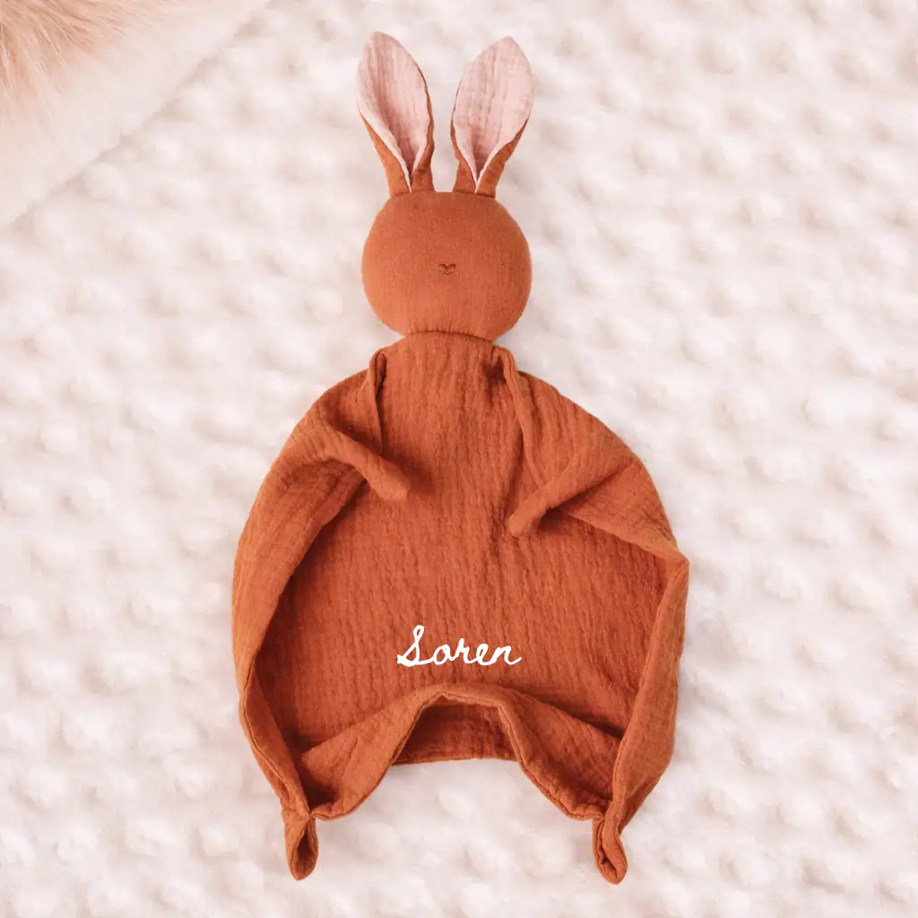 Doudou Lapin Personnalisé Bébé