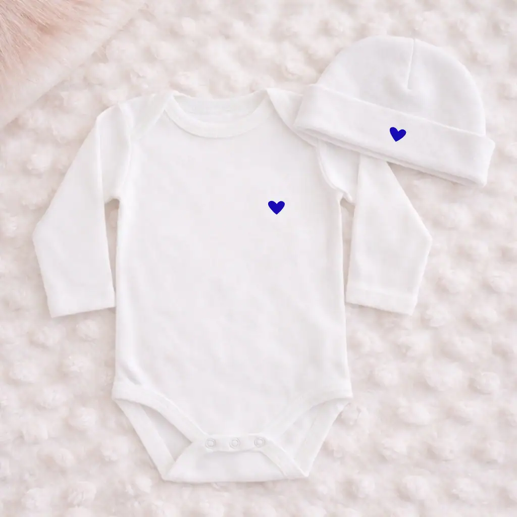 Kit de Naissance Coeur bleu