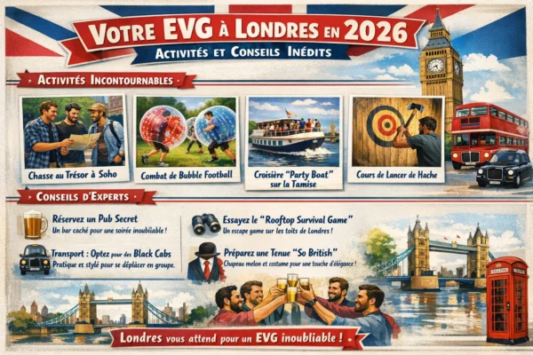 Votre evg à londres : activités et conseils inédits
