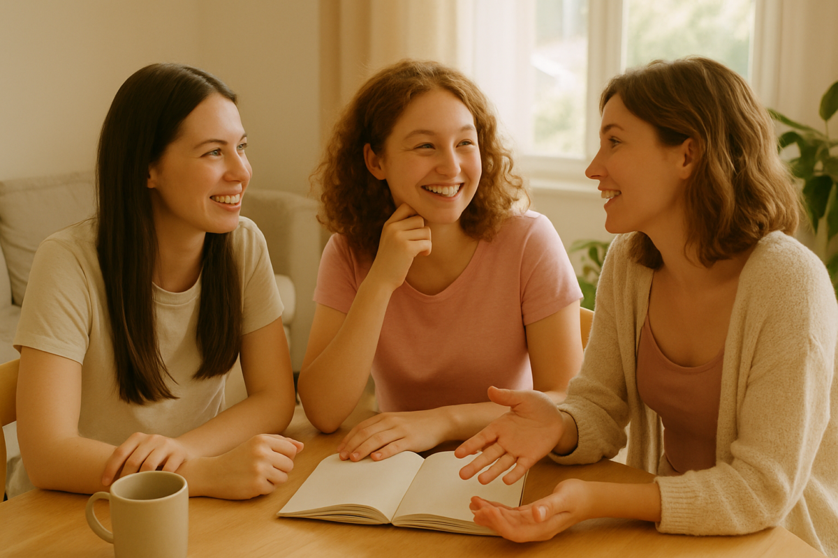 Groupe d'amis réfléchissant à l'activité parfaite pour passer un bon moment ensemble