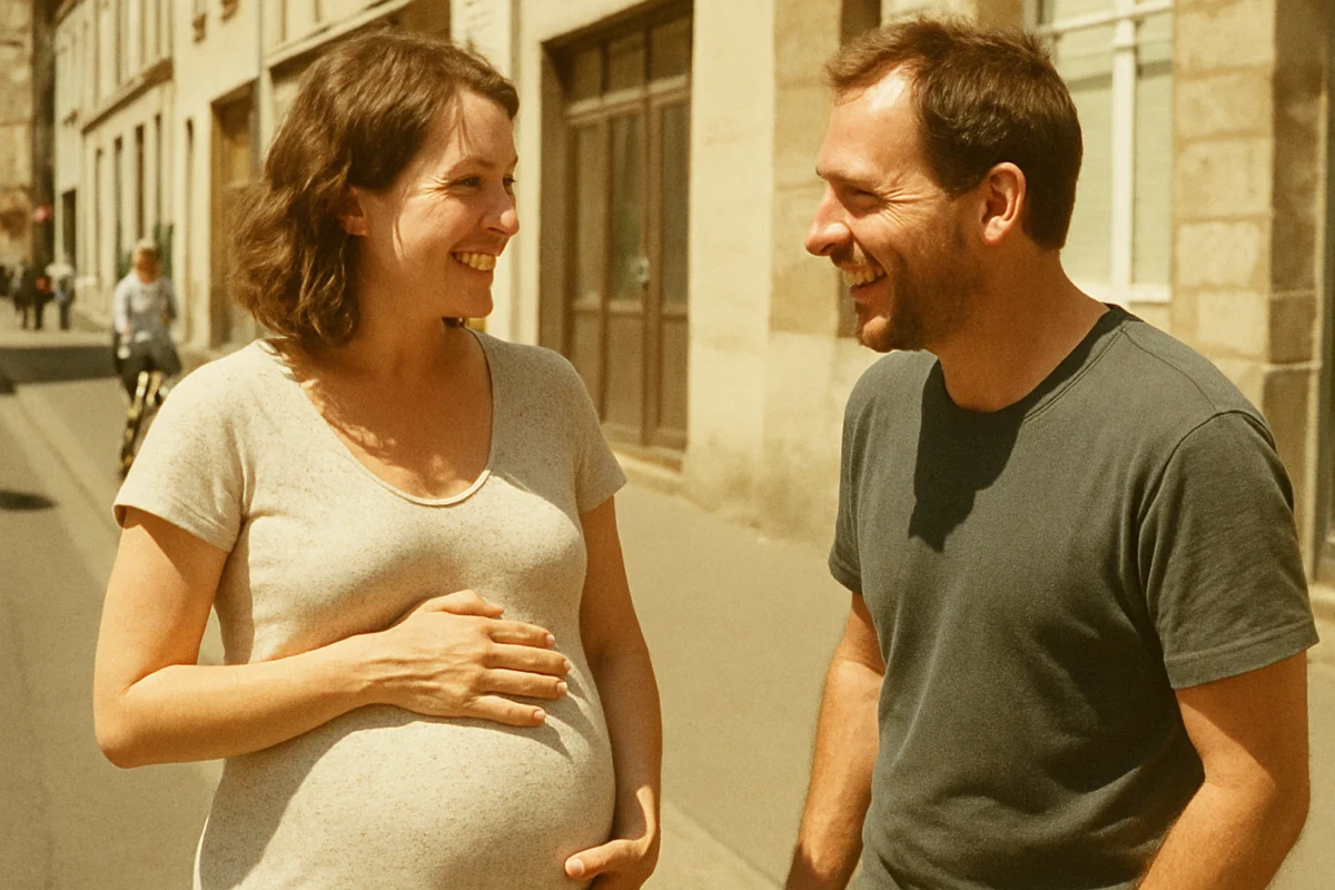 Annonce de la deuxième grossesse en famille, moments de joie et d'émotion partagés