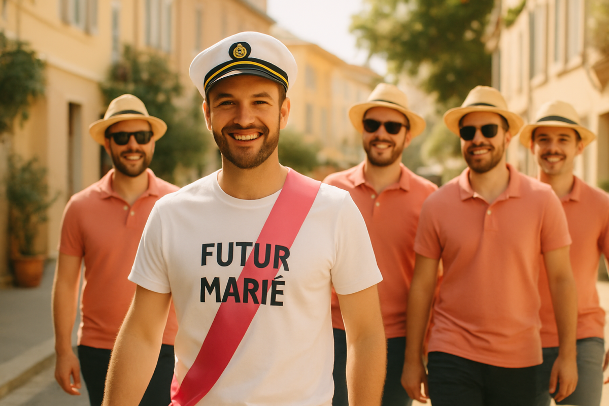 Tenue stylée et accessoires tendance pour un EVG mémorable à Nice sur la Côte d'Azur
