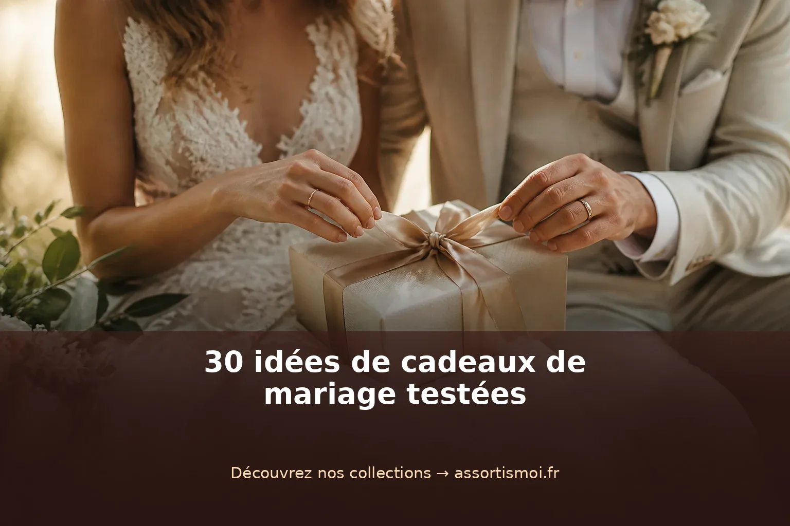 cadeau de mariage - Assortis Moi
