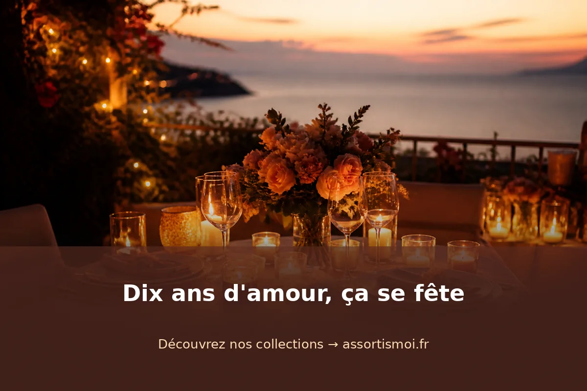 Cadeau 10 ans de couple - Assortis Moi