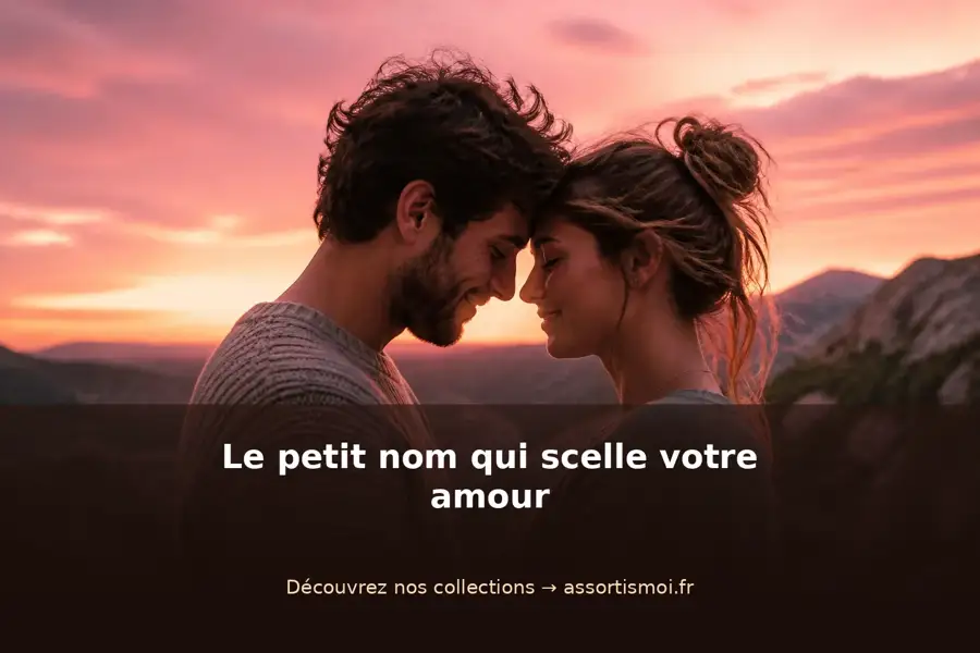 couple amoureux surnom - Assortis Moi