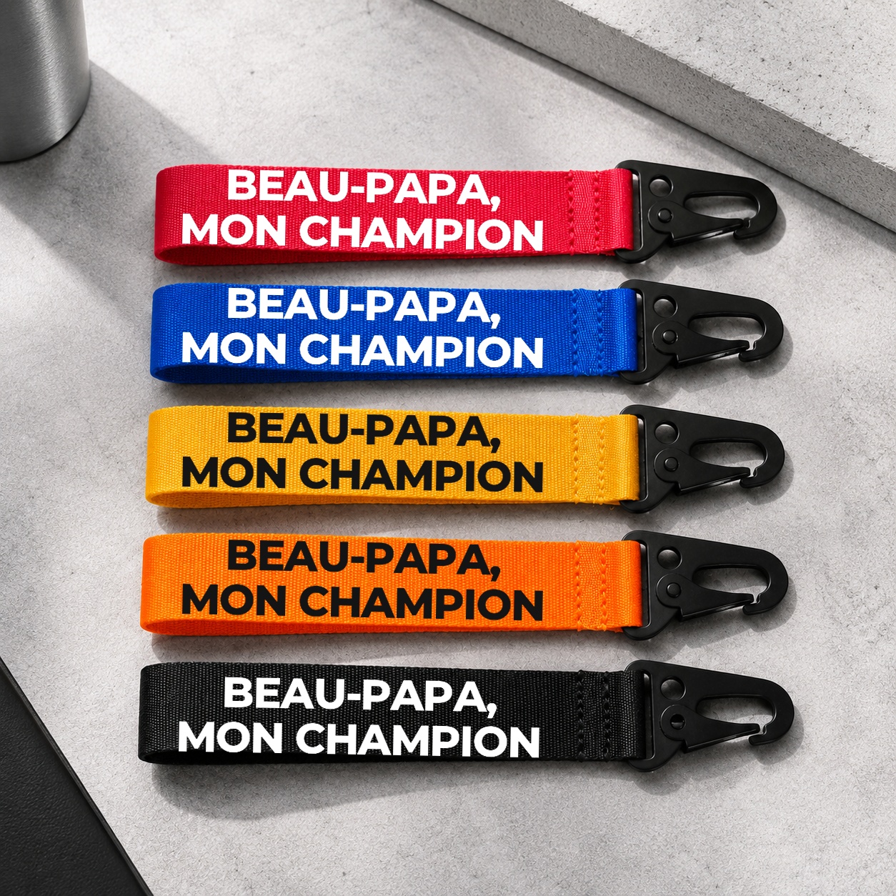Porte-clé Beau-Papa mon champion