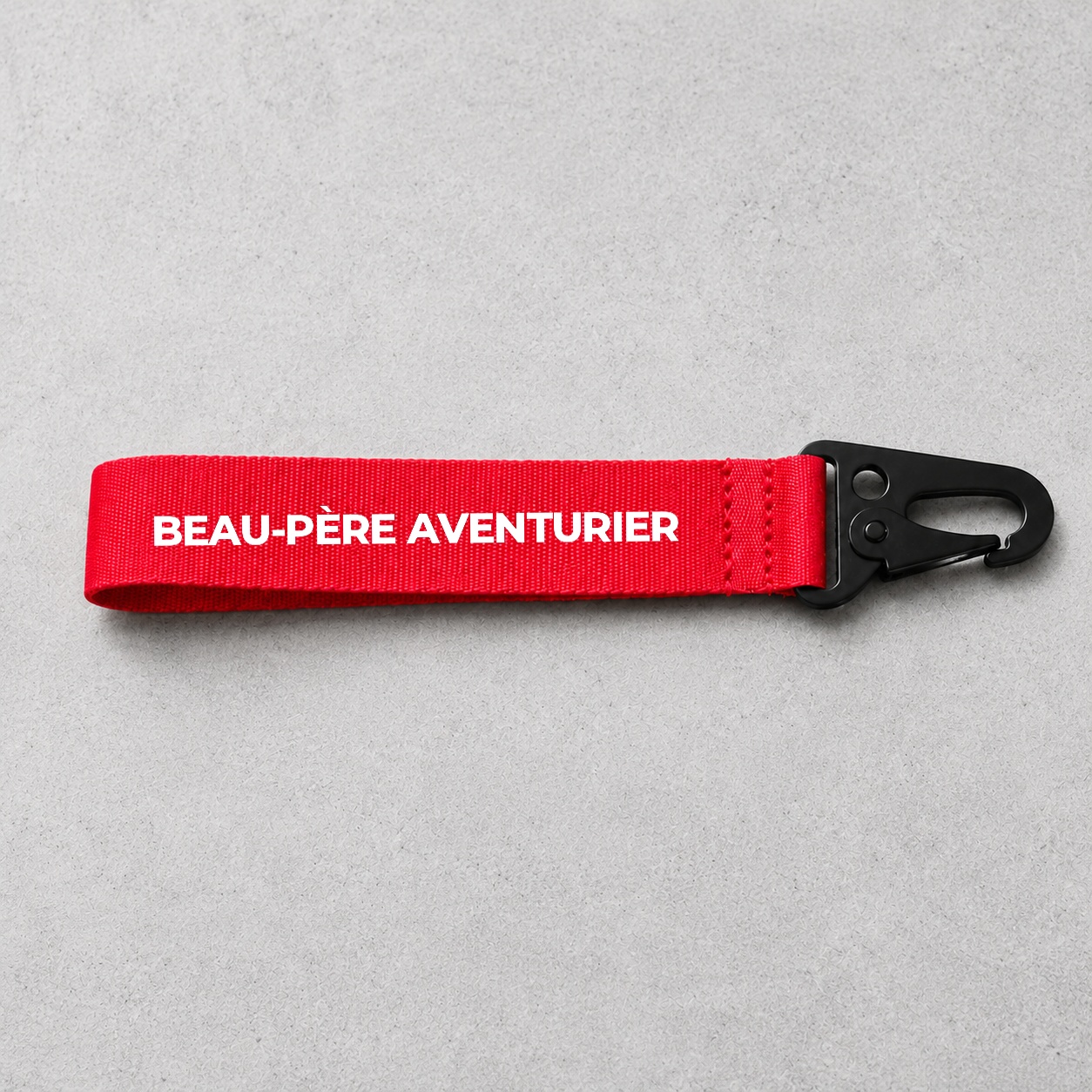 Porte-clé Beau-Père Aventurier rouge